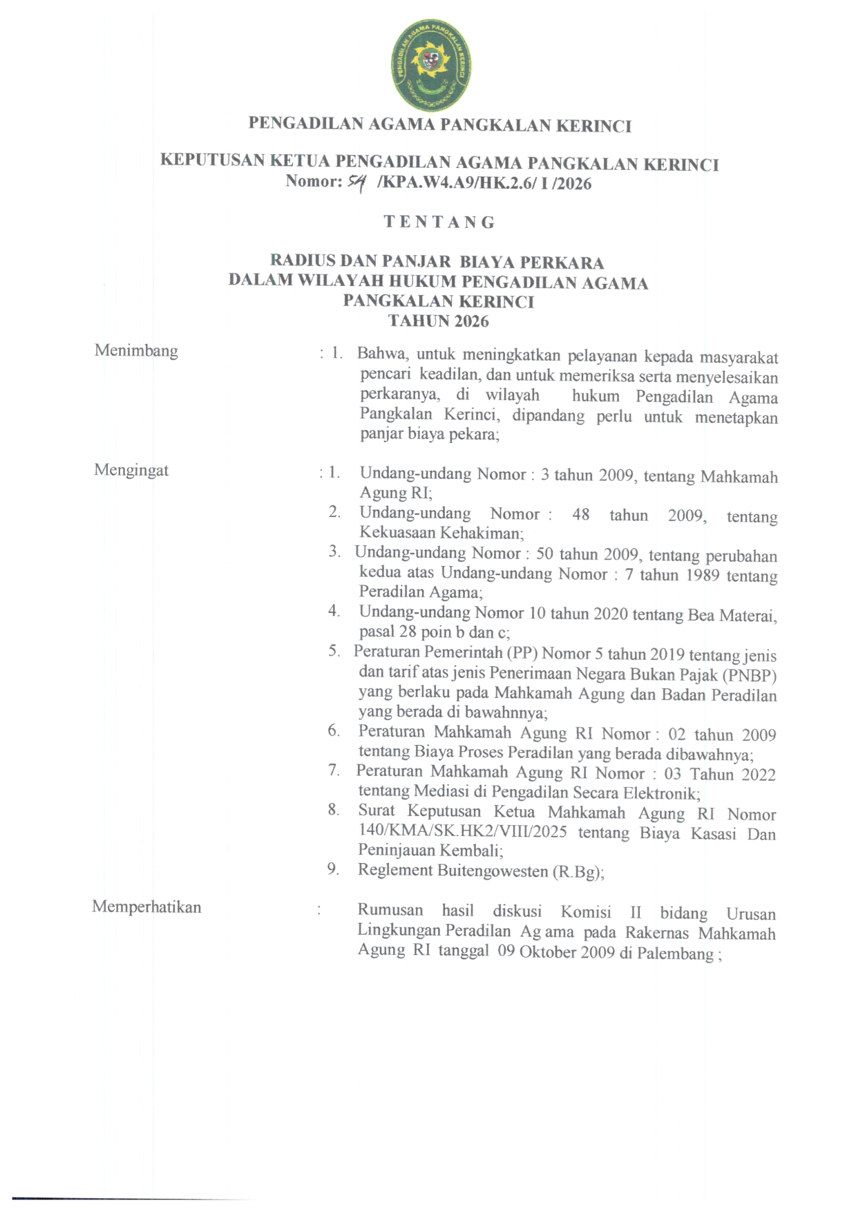 SK Radius dan Panjar Perkara Fix 001